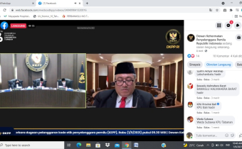 Tidak Terbukti Melanggar, DKPP Rehabilitasi Nama Baik Ketua Dan Anggota Bawaslu Bali.