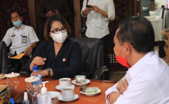 APRESIASI PENGAWASAN PILKADA, DANA SIAPKAN LAHAN KANTOR BAWASLU KARANGASEM