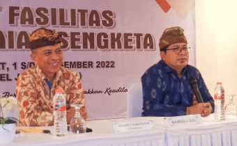 Rudia Berikan Edukasi Penyelesaian Sengketa Pemilu Kepada Panwaslu Kecamatan se-Kabupaten Jembrana