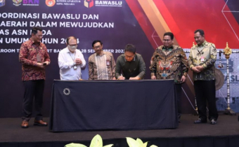 Jaga Netralitas ASN di Pemilu Serentak 2024, PPK Seluruh Indonesia Tandatangani Pakta Integritas